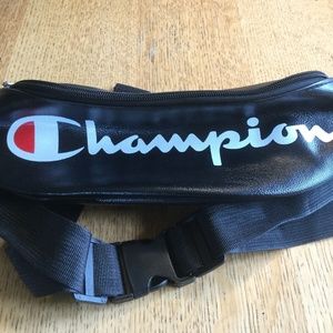 Champion leather fanny pack